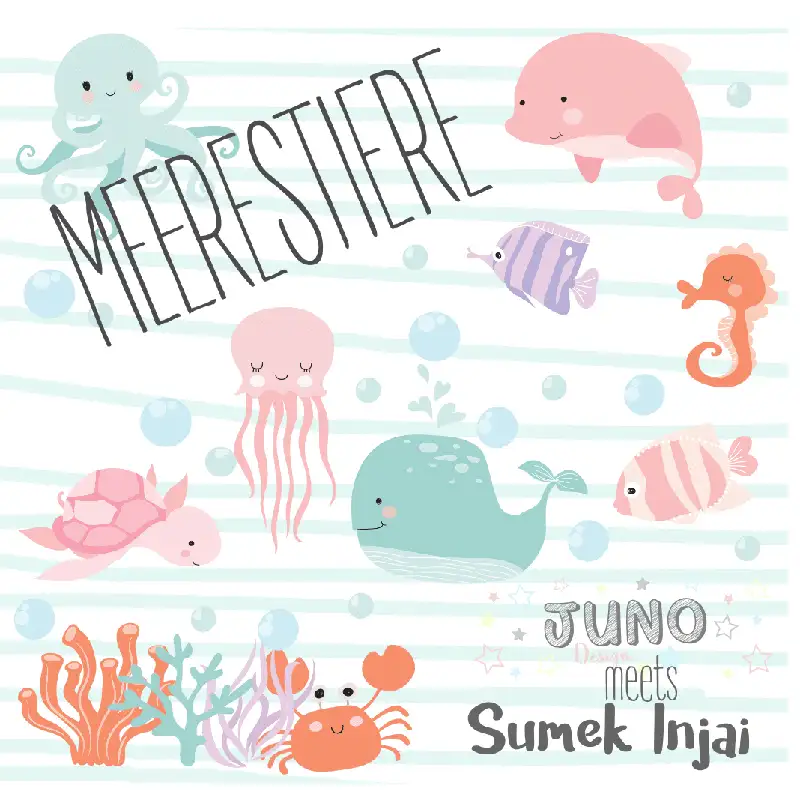 Applikationen Plotterdatei Meerestiere